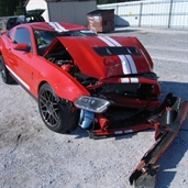 2012 Ford Mustang accident in tennessee