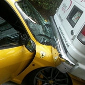 Ferrari F430 accident