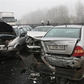 Multi car accidents due to the Fog