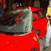 Ferrari Crash