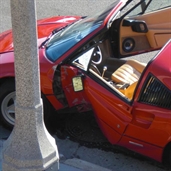 Ferrari Crash