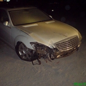 Mercedes s500 Crash