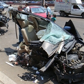 Toyota split in to half in egypt