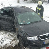 Skoda Rolled over