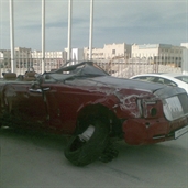 Rolls royce phantom crash in Qatar