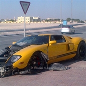 Ford GT Crash in Qatar