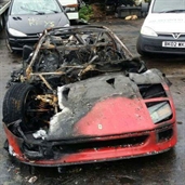 Ferrari F40 Burns