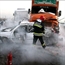 Big truck crashed into a Saba car in Iran at high speed