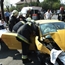 Lamborghini crash into fiat and roll it over in hungary