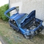 Peugeot crashed into a house in hungary