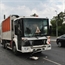 Car crashed into trash truck