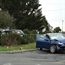 Two cars crashed at the intersection