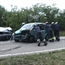 Head-on Accident between VW Gold and another car in Hungary