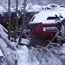 Loaded 18 wheeler on icy road - Russia